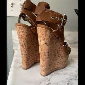 Just Fab / Tan Wedges / Size 7.5 / Worn only twice
